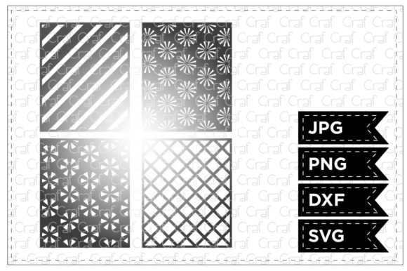 8 Geometrical Stencils - A Graphic Design Asset for Patterns and Creativity