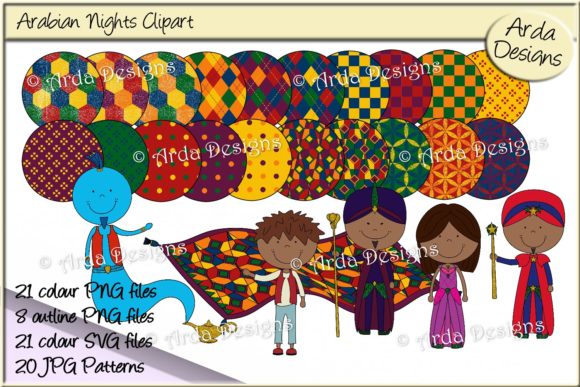 Arabian Nights Clipart Patterns Review