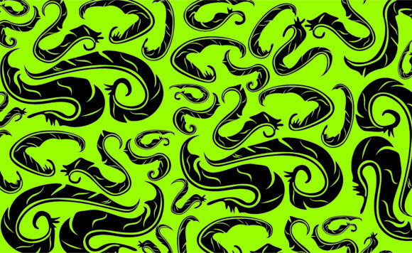 Green Swirl Feather Ornament Patterns Review