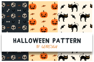 Halloween Pattern Graphics for Branding and Marketing