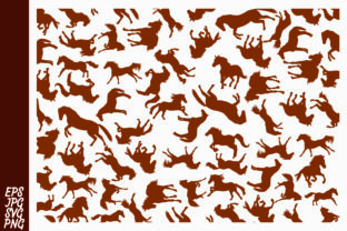 Horse Pattern Graphics for Modern Branding