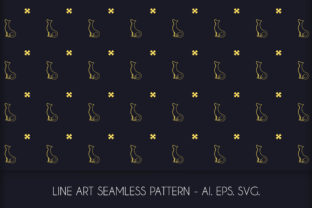 Line Art Cat Dog Seamless Pattern for Local Business Graphics