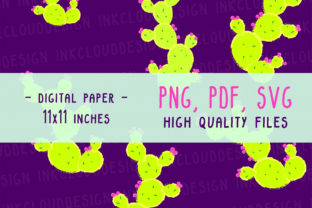 Plant Flowers Digital Paper for Crafts and Patterns