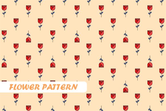 Rose Flower Patterns for Graphics and Design Projects