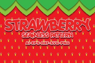 Seamless Patterns Strawberry for Creative Design Projects